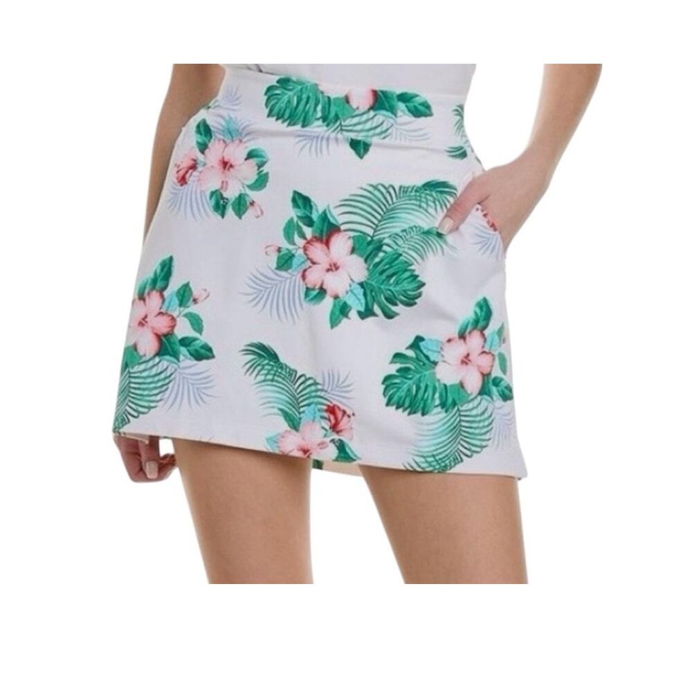 Tommy Bahama medium Aubrey Hibiscus Island Zone skort active skirt SK2 3310